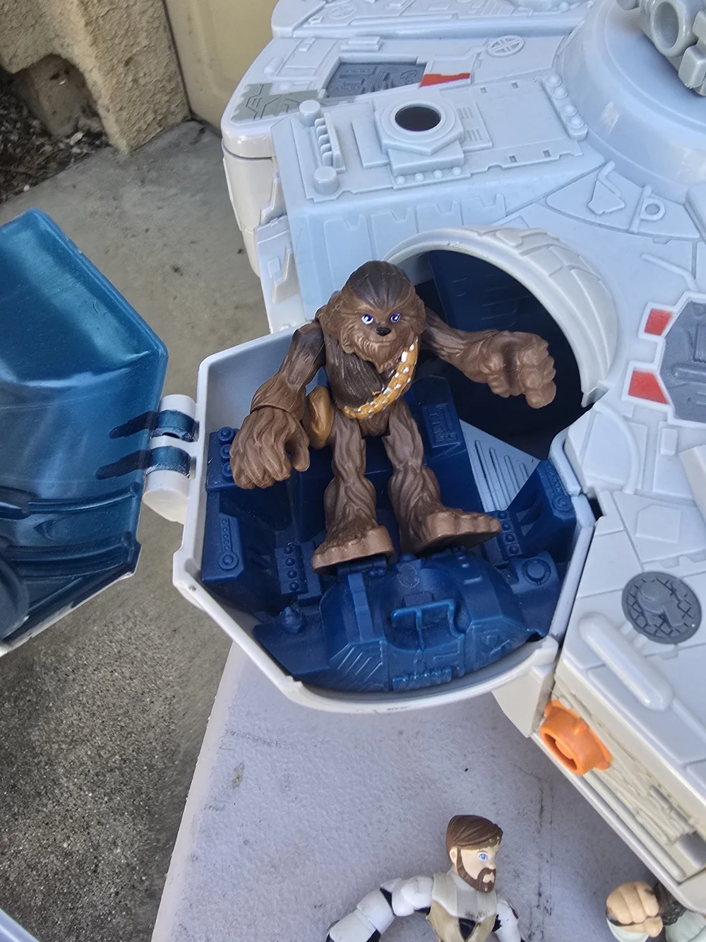 Star Wars Action Figure & Vehicle Lot - Blue, White, Gray